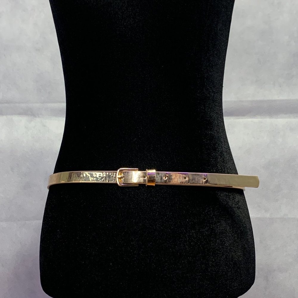 ❗️BOGO❗️Forever 21 Rose Gold Skinny Belt